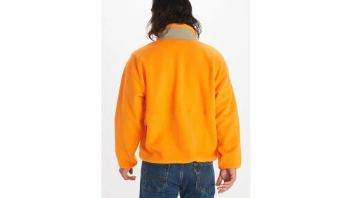 Marmot 94 E.C.O. Recycled Fleece - Men's -Marmot Camping Shop opplanet marmot 94 e c o recycled fleece mens orange pepper vetiver small m14196 21735 s av 2