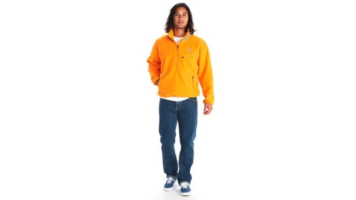 Marmot 94 E.C.O. Recycled Fleece - Men's -Marmot Camping Shop opplanet marmot 94 e c o recycled fleece mens orange pepper vetiver small m14196 21735 s main