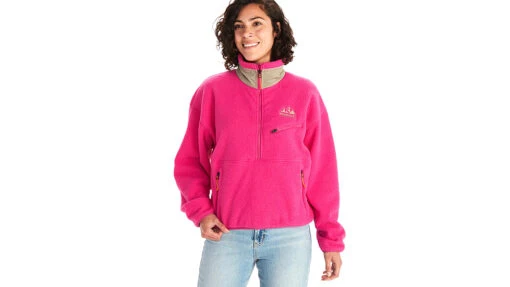 Marmot 94 E.C.O. Recycled Fleece - Women's -Marmot Camping Shop opplanet marmot 94 e c o recycled fleece womens fuchsia red vetiver small m14197 21721 s main