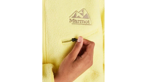 Marmot 94 E.C.O. Recycled Fleece - Women's -Marmot Camping Shop opplanet marmot 94 e c o recycled fleece womens light yellow vetiver small m14197 21730 s av 4