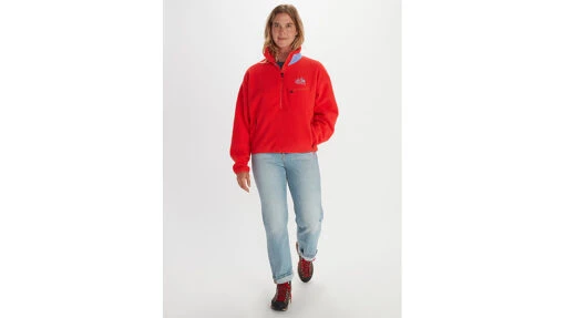 Marmot 94 E.C.O. Recycled Fleece - Women's -Marmot Camping Shop opplanet marmot 94 e c o recycled fleece womens victory red getaway blue small m14197 21749 s av 1