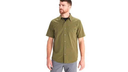 Marmot Aerobora Short Sleeve Top - Men's -Marmot Camping Shop opplanet marmot aerobora short sleeve shirt mens winter moss x large 42100 16285 xl main