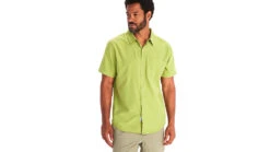 Marmot Aerobora Short Sleeve Top - Men's -Marmot Camping Shop opplanet marmot aerobora short sleeve top mens spinach green small m14116 21539 s main