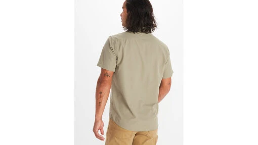 Marmot Aerobora Short Sleeve Top - Men's -Marmot Camping Shop opplanet marmot aerobora short sleeve top mens vetiver small m14116 21543 s av 1