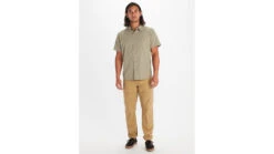 Marmot Aerobora Short Sleeve Top - Men's -Marmot Camping Shop opplanet marmot aerobora short sleeve top mens vetiver small m14116 21543 s av 2