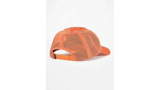 Marmot Alpine Soft Mesh Trucker Hat -Marmot Camping Shop opplanet marmot alpine soft mesh trucker hat orange pepper small medium m14315 21524 s m av 1