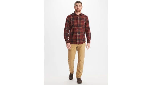 Marmot Anderson Lightweight Flannel - Men's -Marmot Camping Shop opplanet marmot anderson lightweight flannel mens port royal 2xl m13559 6257 xxl av 2