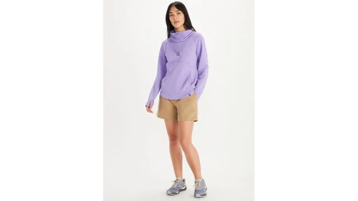 Marmot Annie Long Sleeve Pullover - Women's -Marmot Camping Shop opplanet marmot annie long sleeve pullover womens paisley purple extra small m12627 7444 xs av 2