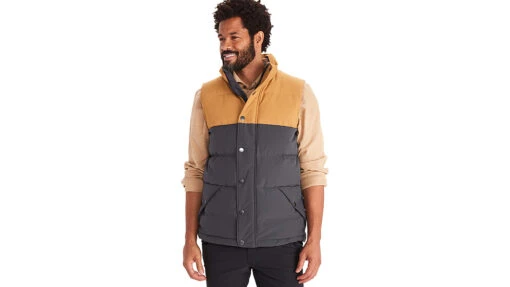 Marmot Bedford Vest - Men's -Marmot Camping Shop opplanet marmot bedford vest mens darksteel scotch extra large m11759 16354 xl main