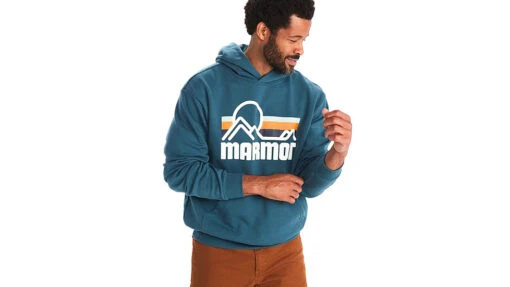 Marmot Coastal Hoody - Mens -Marmot Camping Shop opplanet marmot coastal hoody mens dusty teal small m14258 21541 s main