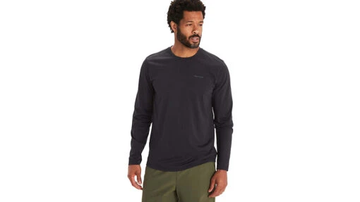 Marmot Crossover Long Sleeve - Men's -Marmot Camping Shop opplanet marmot crossover long sleeve mens black 2xl m12577 001 xxl main