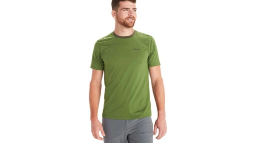 Marmot Crossover Short Sleeve T-Shirt - Men's -Marmot Camping Shop opplanet marmot crossover short sleeve t shirt mens foliage nori xl m12578 19573 xl main