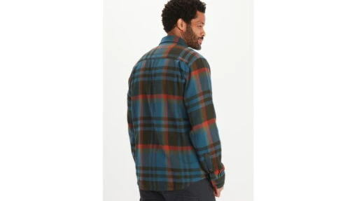 Marmot Del Norte Midweight Flannel Long Sleeve - Men's -Marmot Camping Shop opplanet marmot del norte midweight flannel ls mens stargazer xx large 42000 1996 xxl av 3