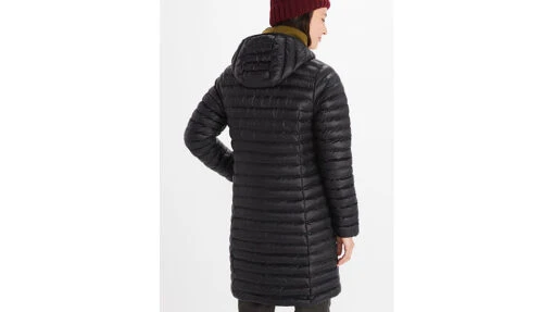 Marmot Echo Featherless Long Jacket - Women's -Marmot Camping Shop opplanet marmot echo featherless long jacket womens black shiny extra small m13215 20953 xs av 1