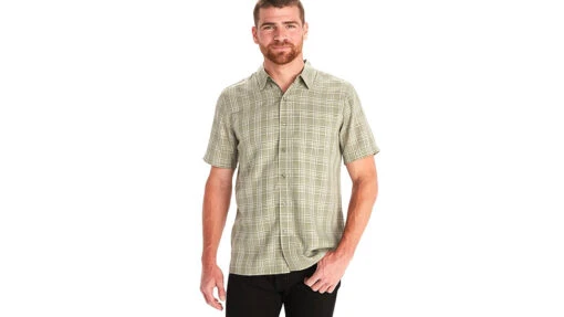 Marmot Eldridge Novelty Classic Short Sleeve - Mens -Marmot Camping Shop opplanet marmot eldridge novelty classic short sleeve mens vetiver small m10665 21543 s main