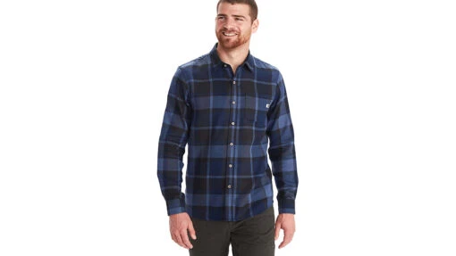 Marmot Fairfax Midweight Flannel - Men's -Marmot Camping Shop opplanet marmot fairfax midweight flannel mens arctic navy 2xl m13561 2975 xxl main