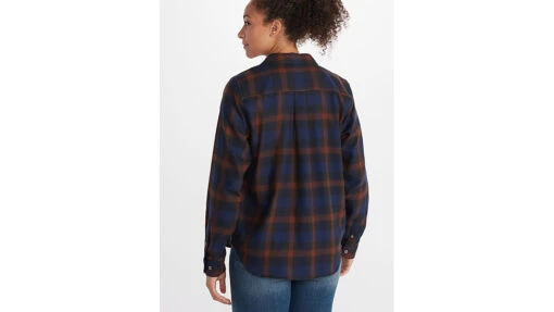 Marmot Fairfax Midweight Flannel - Women's -Marmot Camping Shop opplanet marmot fairfax midweight flannel womens arctic navy extra small m13553 2975 xs av 1