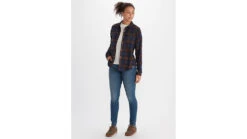 Marmot Fairfax Midweight Flannel - Women's -Marmot Camping Shop opplanet marmot fairfax midweight flannel womens arctic navy extra small m13553 2975 xs av 2