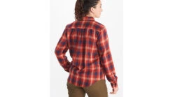 Marmot Fairfax Midweight Flannel - Women's -Marmot Camping Shop opplanet marmot fairfax midweight flannel womens red ochre extra small m13553 9457 xs av 1