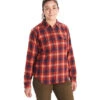 Marmot Fairfax Midweight Flannel - Women's -Marmot Camping Shop opplanet marmot fairfax midweight flannel womens red ochre extra small m13553 9457 xs main