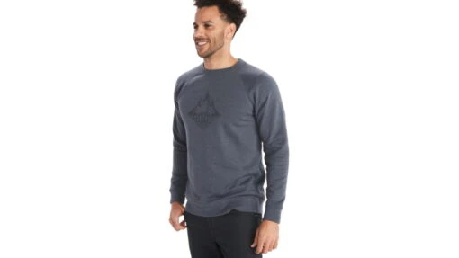 Marmot Forest Crew Neck Sweatshirt - Men's -Marmot Camping Shop opplanet marmot forest crew neck sweatshirt mens grey heather extra large m11741 007 xl main