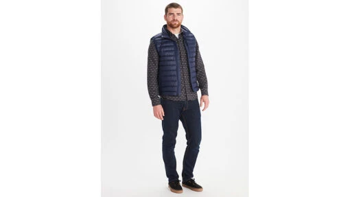 Marmot Highlander Vest - Men's -Marmot Camping Shop opplanet marmot highlander vest mens arctic navy 2xl m13178 2975 xxl av 2