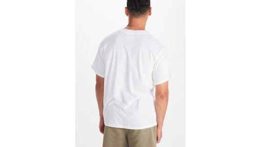 Marmot Leaning Marty Short Sleeve Tee - Mens -Marmot Camping Shop opplanet marmot leaning marty short sleeve tee mens white small m14130 080 s av 1