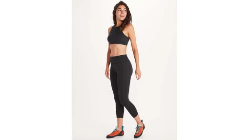 Marmot Leda Sports Bra - Women's -Marmot Camping Shop opplanet marmot leda sports bra womens black xs m12625 001 xs av 2