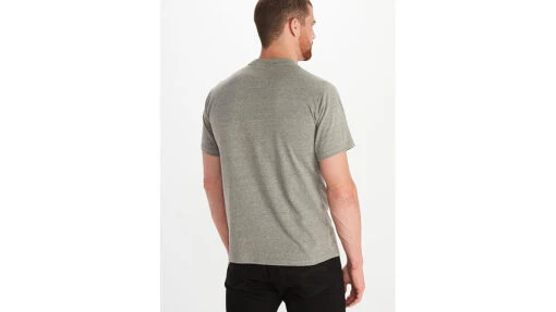 Marmot MMW Heavyweight Short Sleeve Tee - Mens -Marmot Camping Shop opplanet marmot mmw heavyweight short sleeve tee mens charcoal heather small m14128 1204 s av 1