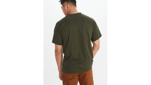 Marmot MMW Heavyweight Short Sleeve Tee - Mens -Marmot Camping Shop opplanet marmot mmw heavyweight short sleeve tee mens nori small m14128 4859 s av 1