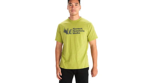 Marmot MMW Heavyweight Short Sleeve Tee - Mens -Marmot Camping Shop opplanet marmot mmw heavyweight short sleeve tee mens spinach green small m14128 21539 s main