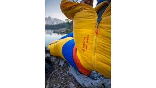 Marmot Never Summer Sleeping Bags - Men's -Marmot Camping Shop opplanet marmot never summer sleeping bags mens solar red sun dual zip long m12792 19622 dz av 4