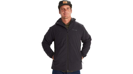 Marmot Novus LT Hybrid Hoody - Men's -Marmot Camping Shop opplanet marmot novus lt hybrid hoody mens black 2xl m12356 001 xxl main