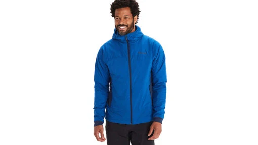 Marmot Novus LT Hybrid Hoody - Men's -Marmot Camping Shop opplanet marmot novus lt hybrid hoody mens dark azure arctic navy xl m12356 19593 xl main