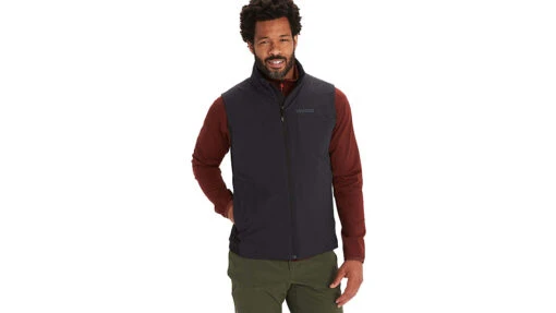 Marmot Novus LT Hybrid Vest - Men's -Marmot Camping Shop opplanet marmot novus lt hybrid vest mens black 2xl m12357 001 xxl main