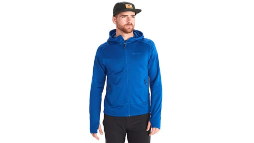 Marmot Olden Polartec Hoody - Men's -Marmot Camping Shop opplanet marmot olden polartec hoody mens dark azure x large 12030 2059 xl main