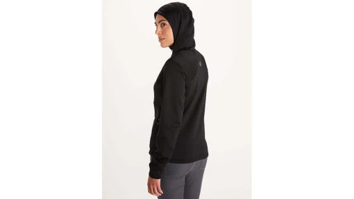 Marmot Olden Polartec Hoody - Women's -Marmot Camping Shop opplanet marmot olden polartec hoody womens black extra small 13290 001 xs av 2