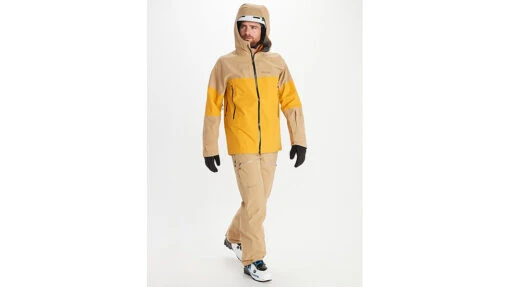 Marmot Orion GORE-TEX Jacket - Men's -Marmot Camping Shop opplanet marmot orion gore tex jacket mens shetland yellow gold 2xl m13113 20696 xxl av 2