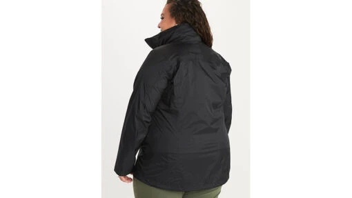 Marmot PreCip Eco Jacket - Women's -Marmot Camping Shop opplanet marmot precip eco jacket womens black 3x 46160 001 3x av 1