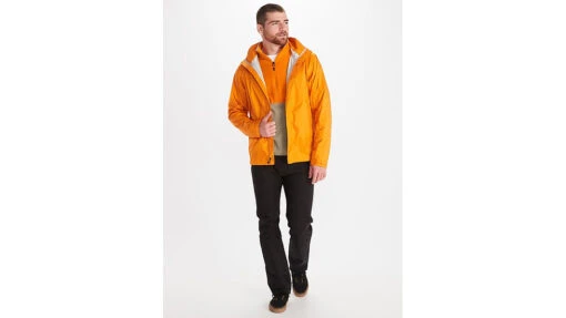 Marmot PreCip Eco Jackets -Men's -Marmot Camping Shop opplanet marmot precip eco jackets mens orange pepper small 41500 21524 s av 2