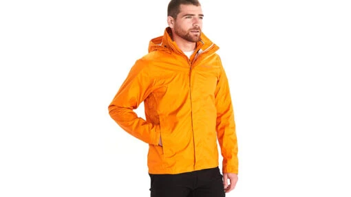 Marmot PreCip Eco Jackets -Men's -Marmot Camping Shop opplanet marmot precip eco jackets mens orange pepper small 41500 21524 s main