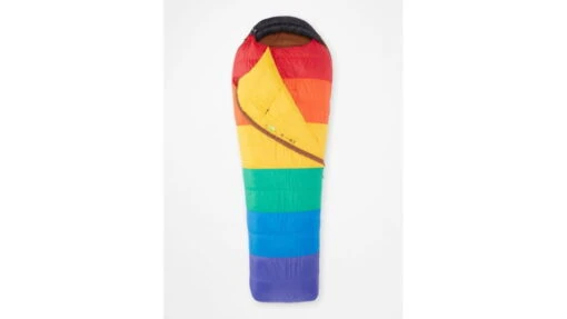 Marmot Rainbow Yolla Bolly 30 Sleeping Bag -Marmot Camping Shop opplanet marmot rainbow yolla bolly 30 sleeping bag rainbow left zipper m12987 5160 lz av 1