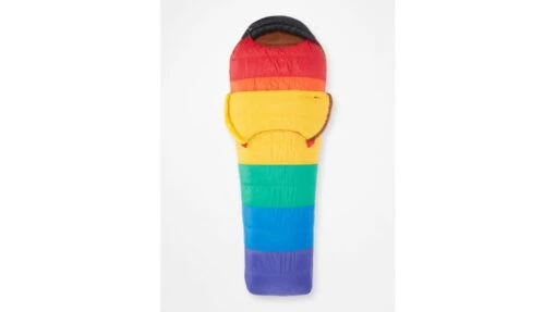 Marmot Rainbow Yolla Bolly 30 Sleeping Bag -Marmot Camping Shop opplanet marmot rainbow yolla bolly 30 sleeping bag rainbow left zipper m12987 5160 lz av 2