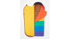 Marmot Rainbow Yolla Bolly 30 Sleeping Bag -Marmot Camping Shop opplanet marmot rainbow yolla bolly 30 sleeping bag rainbow left zipper m12987 5160 lz av 3