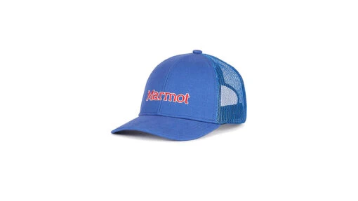 Marmot Retro Trucker Hat -Marmot Camping Shop opplanet marmot retro trucker hat trail blue one size m14313 21538 one main