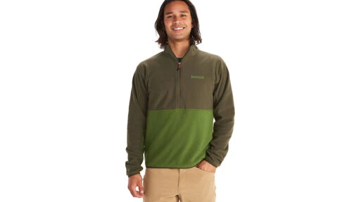 Marmot Rocklin 1/2 Zip - Men's -Marmot Camping Shop opplanet marmot rocklin 1 2 zip mens nori foliage 2xl m12650 19591 xxl main