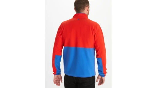 Marmot Rocklin 1/2 Zip - Men's -Marmot Camping Shop opplanet marmot rocklin 1 2 zip mens victory red trail blue small m12650 21750 s av 1