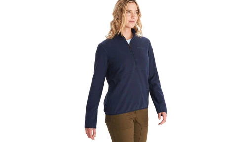 Marmot Rocklin 1/2 Zip - Women's -Marmot Camping Shop opplanet marmot rocklin 1 2 zip womens arctic navy extra small m12403 2975 xs main