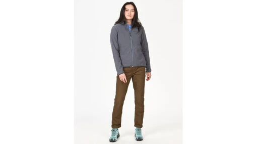 Marmot Rocklin Full Zip Jacket - Women's -Marmot Camping Shop opplanet marmot rocklin full zip jacket womens steel onyx small m12402 1515 s av 2