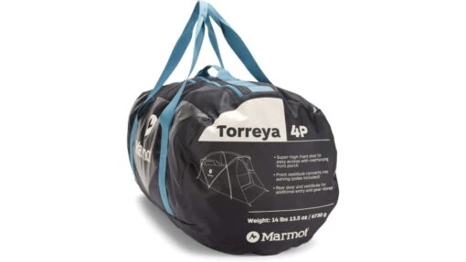 Marmot Torreya Tent - 4 Person -Marmot Camping Shop opplanet marmot torreya 4p picante cascade blue 32500 5815 one av 11